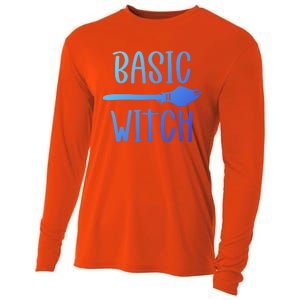 Basic Witch Broomstick Cool Gift Cooling Performance Long Sleeve Crew