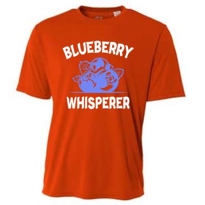 Blueberry Whisperer Blueberry Fruit Funny Blueberry Lover Cute Gift Cooling Performance Crew T-Shirt