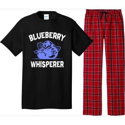 Blueberry Whisperer Blueberry Fruit Funny Blueberry Lover Cute Gift Pajama Set