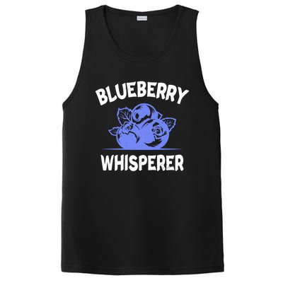 Blueberry Whisperer Blueberry Fruit Funny Blueberry Lover Cute Gift PosiCharge Competitor Tank