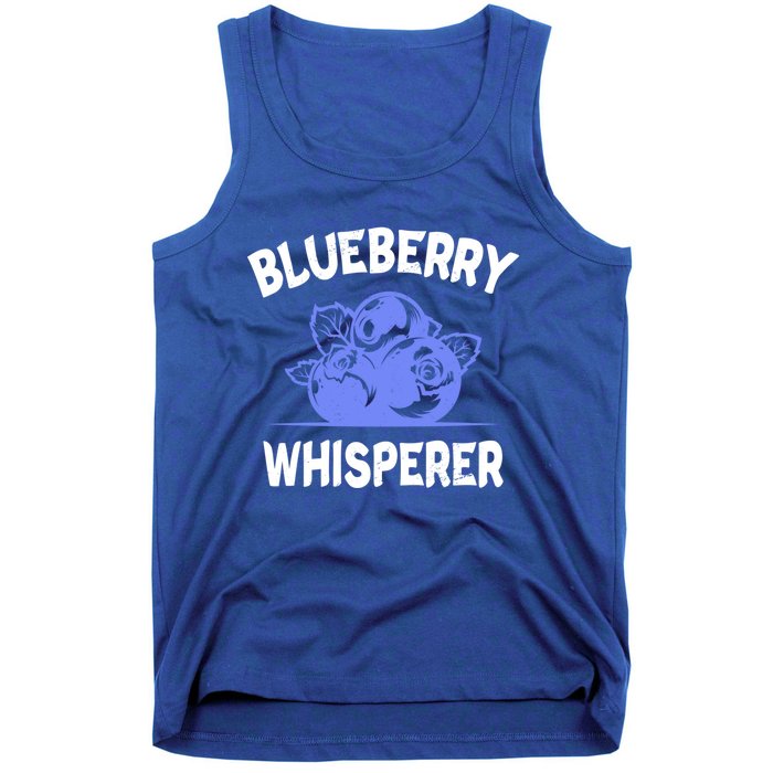 Blueberry Whisperer Blueberry Fruit Funny Blueberry Lover Cute Gift Tank Top