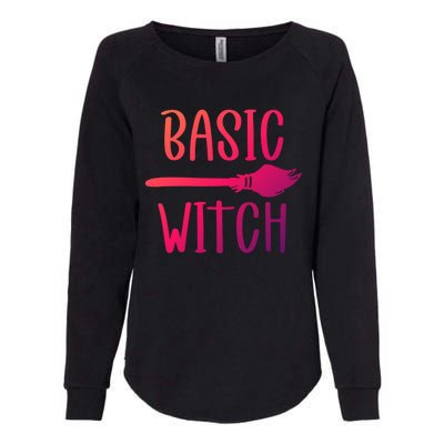 Basic Witch Broomstick Cool Gift Womens California Wash Sweatshirt