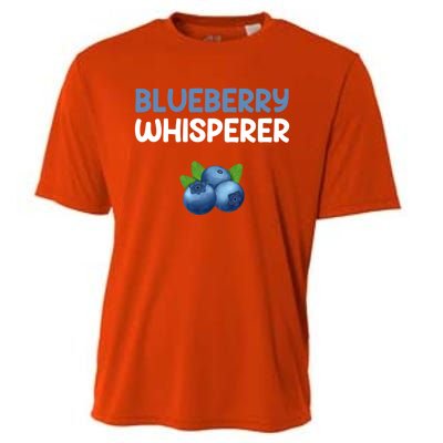 Blueberry Whisperer Blueberry Gift Cooling Performance Crew T-Shirt