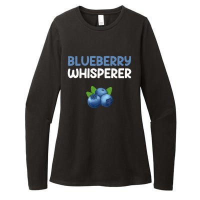 Blueberry Whisperer Blueberry Gift Womens CVC Long Sleeve Shirt