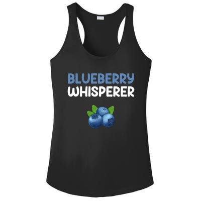 Blueberry Whisperer Blueberry Gift Ladies PosiCharge Competitor Racerback Tank