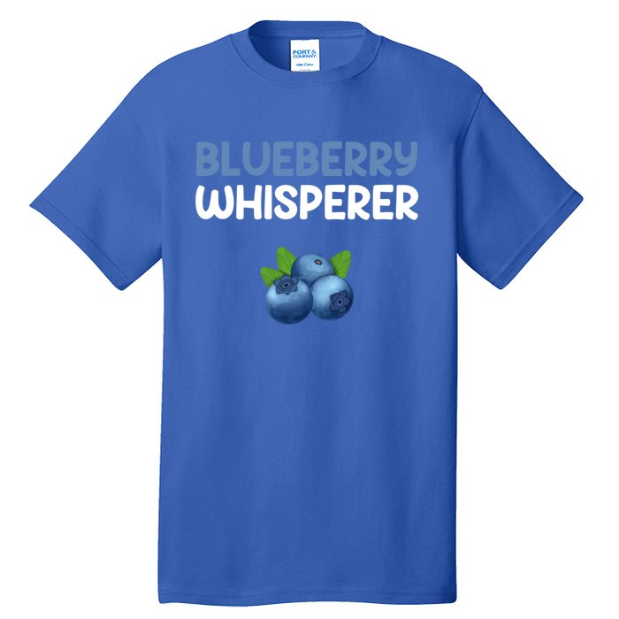 Blueberry Whisperer Blueberry Gift Tall T-Shirt