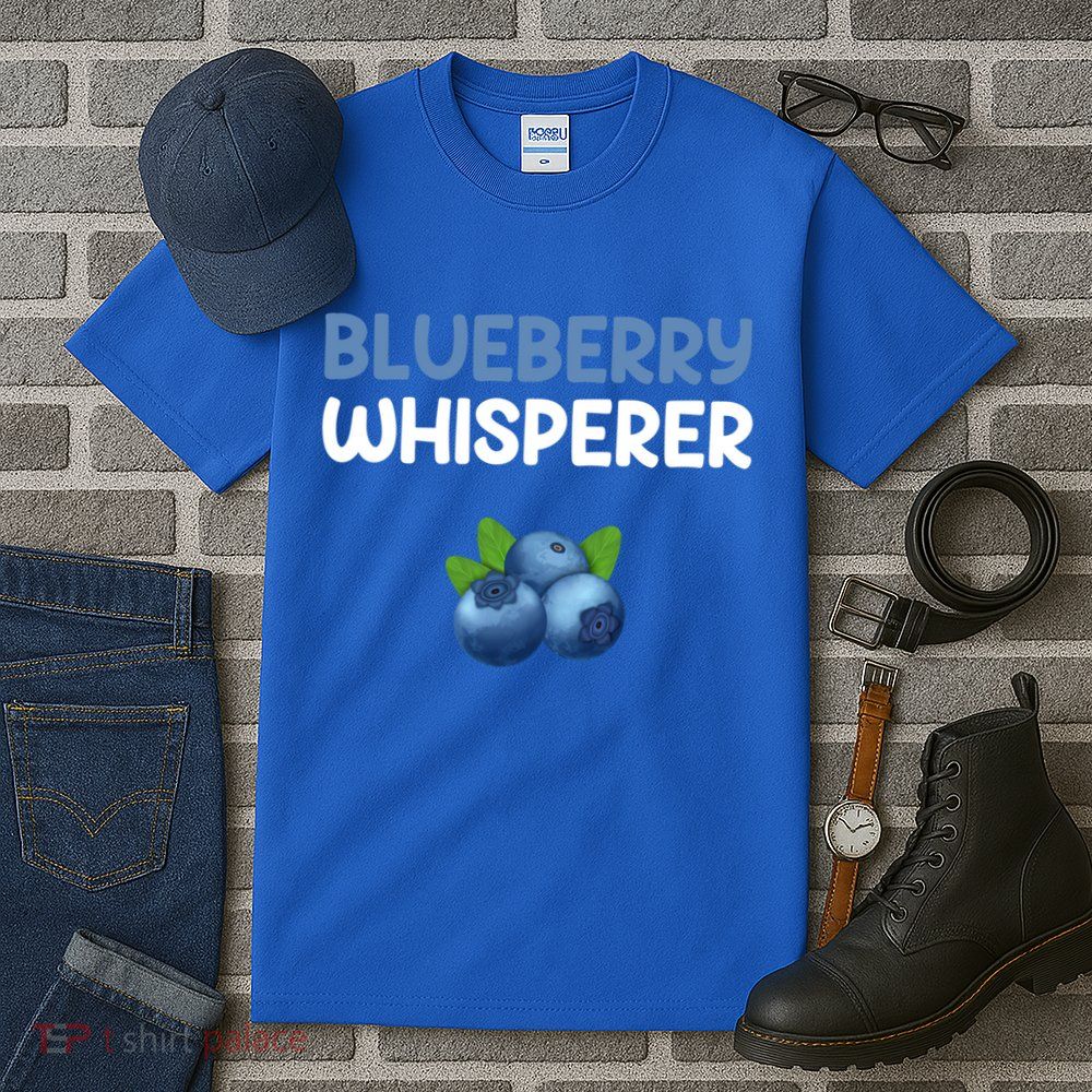 Blueberry Whisperer Blueberry Gift Tall T-Shirt