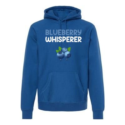 Blueberry Whisperer Blueberry Gift Premium Hoodie