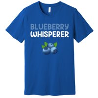 Blueberry Whisperer Blueberry Gift Premium T-Shirt