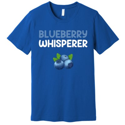 Blueberry Whisperer Blueberry Gift Premium T-Shirt