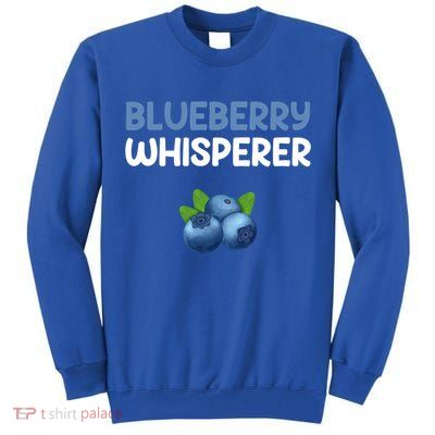 Blueberry Whisperer Blueberry Gift Tall Sweatshirt