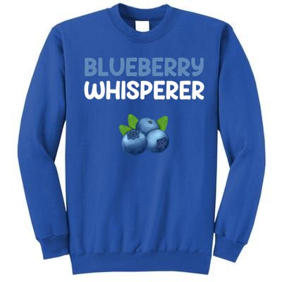 Blueberry Whisperer Blueberry Gift Tall Sweatshirt