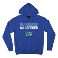 Blueberry Whisperer Blueberry Gift Tall Hoodie