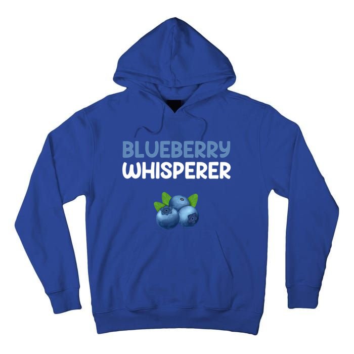 Blueberry Whisperer Blueberry Gift Tall Hoodie