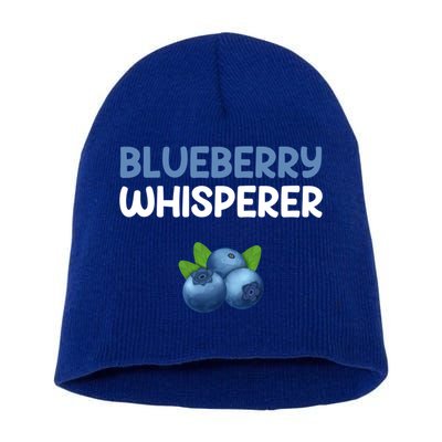 Blueberry Whisperer Blueberry Gift Short Acrylic Beanie