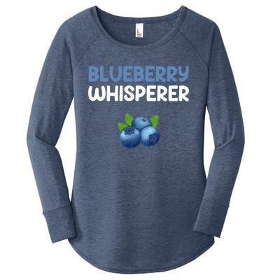 Blueberry Whisperer Blueberry Gift Women's Perfect Tri Tunic Long Sleeve Shirt