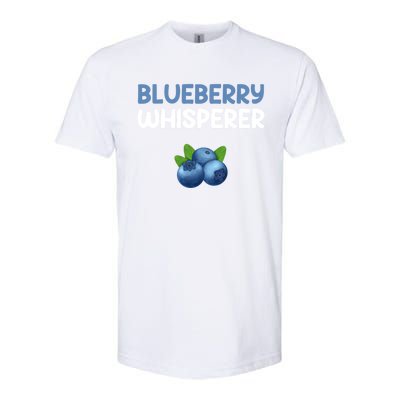 Blueberry Whisperer Blueberry Gift Softstyle CVC T-Shirt