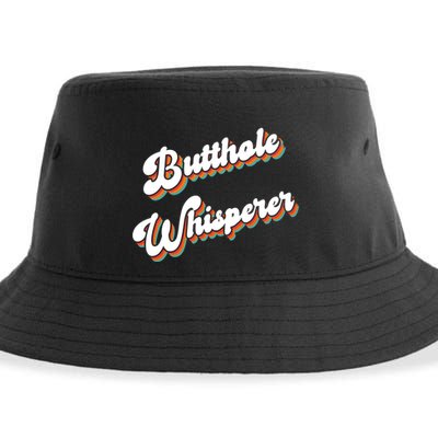 Butthole Whisperer Sustainable Bucket Hat