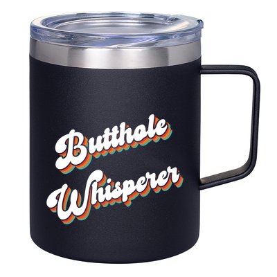 Butthole Whisperer 12oz Stainless Steel Coffee Mug