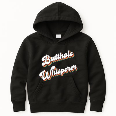 Butthole Whisperer Kids Hoodie