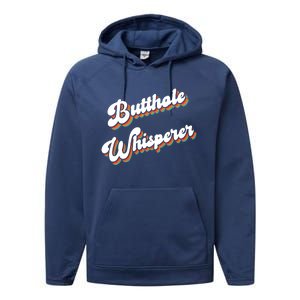 Butthole Whisperer Performance Fleece Hoodie