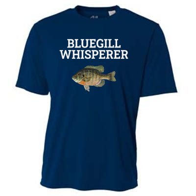 Bluegill Whisperer Bluegill Fishing Cooling Performance Crew T-Shirt