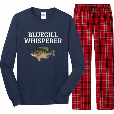 Bluegill Whisperer Bluegill Fishing Long Sleeve Pajama Set