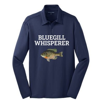 Bluegill Whisperer Bluegill Fishing Silk Touch Performance Long Sleeve Polo