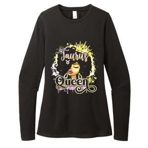 Black Women Birthday Melanin Girl Taurus Queen Womens CVC Long Sleeve Shirt