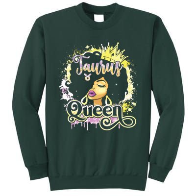 Black Women Birthday Melanin Girl Taurus Queen Sweatshirt