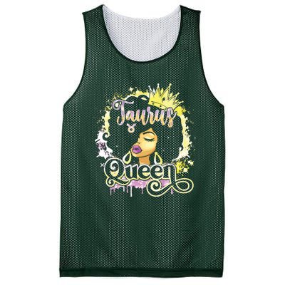 Black Women Birthday Melanin Girl Taurus Queen Mesh Reversible Basketball Jersey Tank