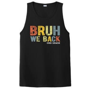 Bruh We Back 3rd Grade Back To School Teacher PosiCharge Competitor Tank