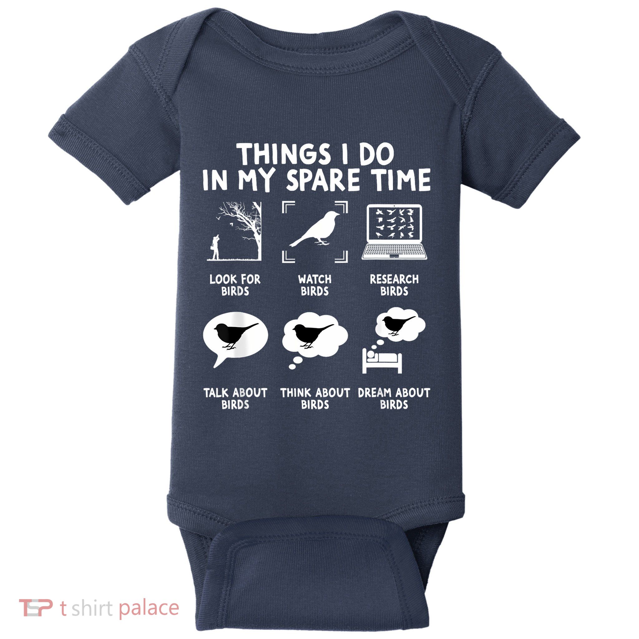 Bird Watching Birdwatcher For Ornithologist Birding Lover Baby Bodysuit