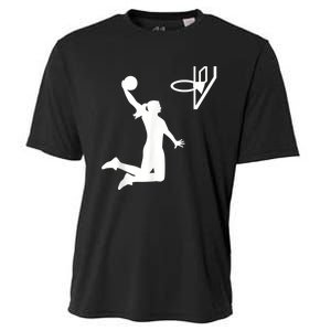 Basketball Woman Cooling Performance Crew T-Shirt