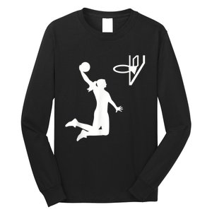 Basketball Woman Long Sleeve Shirt