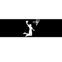 Basketball Woman Bumper Sticker