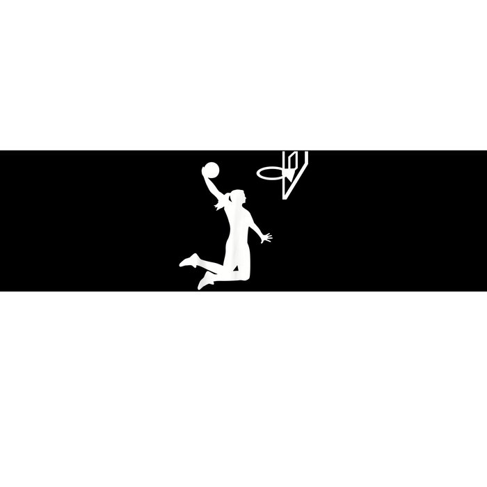 Basketball Woman Bumper Sticker