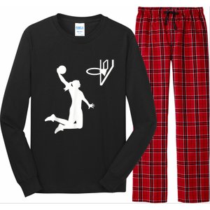 Basketball Woman Long Sleeve Pajama Set