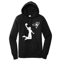 Basketball Woman Women's Pullover Hoodie