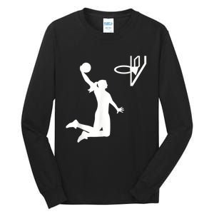 Basketball Woman Tall Long Sleeve T-Shirt