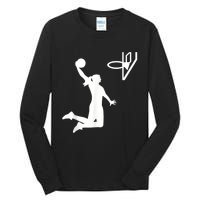 Basketball Woman Tall Long Sleeve T-Shirt