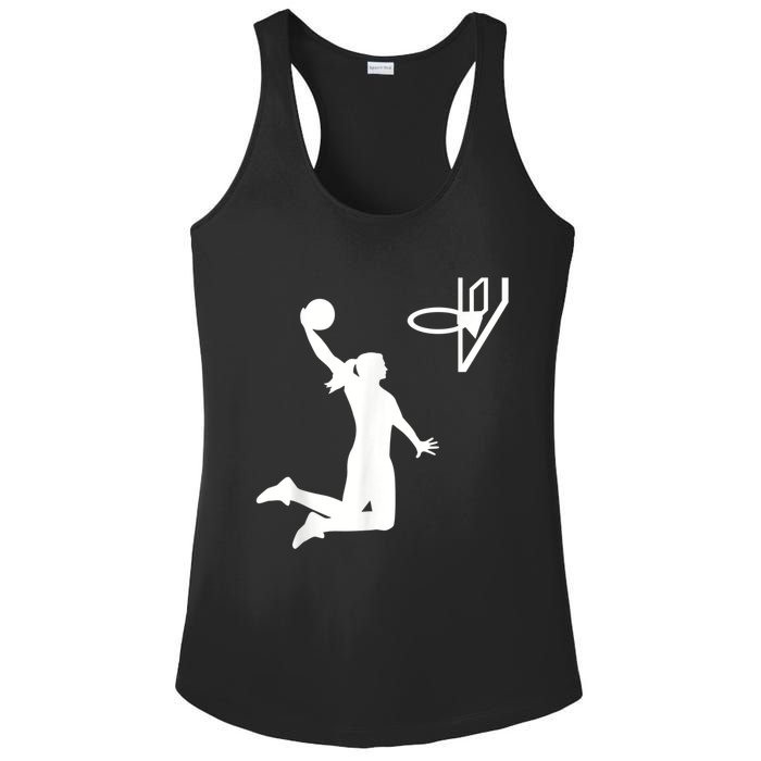 Basketball Woman Ladies PosiCharge Competitor Racerback Tank