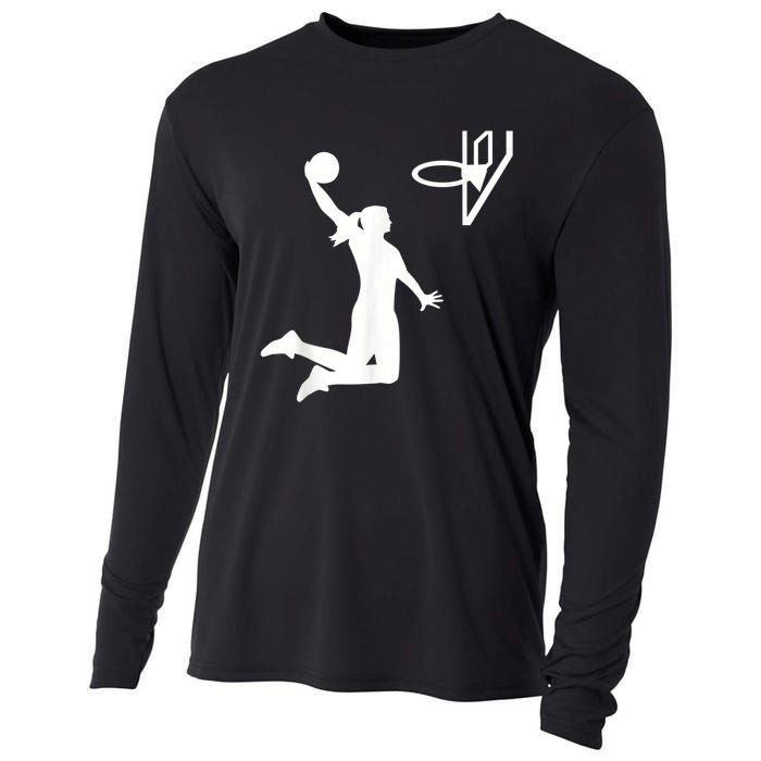 Basketball Woman Cooling Performance Long Sleeve Crew