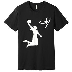 Basketball Woman Premium T-Shirt