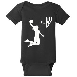 Basketball Woman Baby Bodysuit