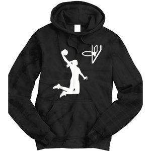 Basketball Woman Tie Dye Hoodie