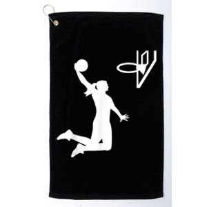 Basketball Woman Platinum Collection Golf Towel