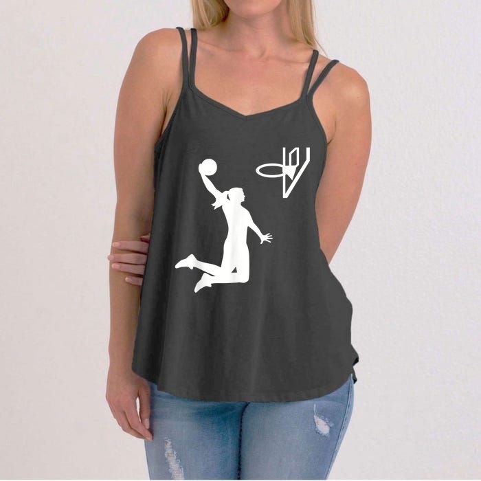 Basketball Woman Women's Strappy Tank