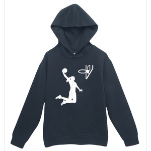 Basketball Woman Urban Pullover Hoodie