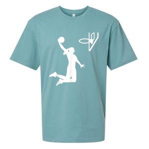 Basketball Woman Sueded Cloud Jersey T-Shirt